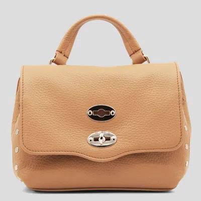 Zanellato Brown Leather Daily Postina Baby Tote Bag