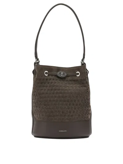 Zanellato Brown Leather Shoulder Bag