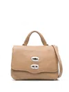 Zanellato Brown Postina Daily Bag In Brown
