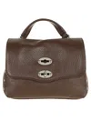 Zanellato Brown Postina Daily Giorno Baby Shoulder Bag In Brown