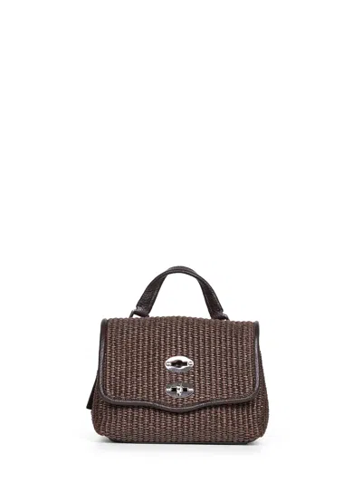 Zanellato Brown Sottobosco Baby Postina Handbag