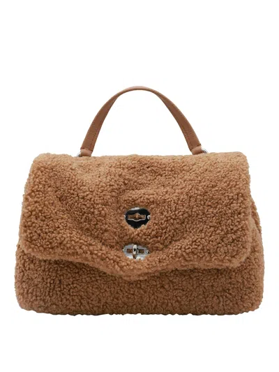 Zanellato Brown Teddy Postina Top Handle Bag