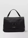 Zanellato Buckle And Metal Studs Shoulder Bag