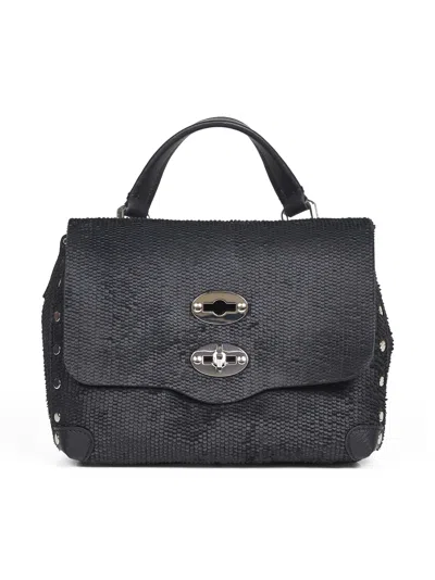Zanellato Capsule Black Postina Baby Handbag