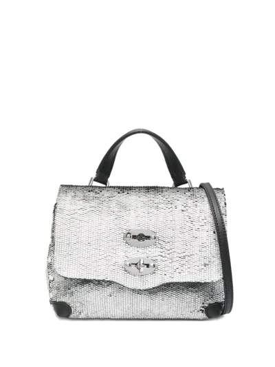 Zanellato Capsule Women's Baby Postina Shoulder Bag In Silver