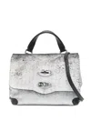 Zanellato Postina Cbi Baby Leather Handbag In Metallic