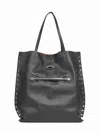Zanellato Chalkboard Black A'spasso Medium Tote Bag In Black
