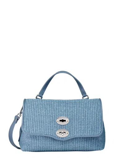 Zanellato Chic Mini Shopper Bag For Women In Blue