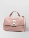 Zanellato Daily Baby Leather Handbag With Adjustable Strap