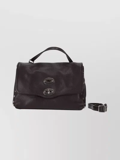 Zanellato Daily Baby Shoulder Bag With Detachable Strap In Black