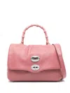 Zanellato Baby Postina Daily Bamboo Top Handle Bag In Pink