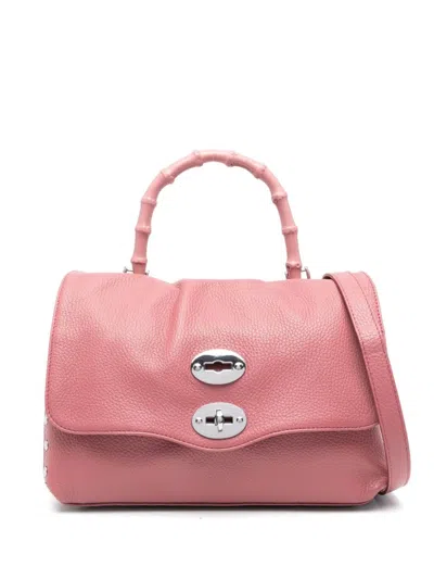 Zanellato Daily Bamboo Postina Tote Bag In Pink