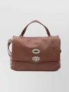 Zanellato Daily Clutch Bag Top Handle In Brown