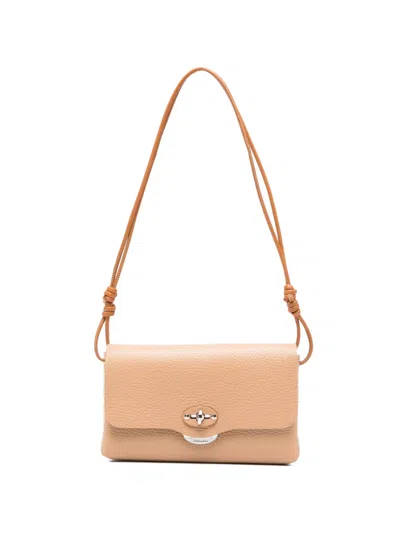 Zanellato Daily Lettera Turn-lock Mini Bag In Neutral