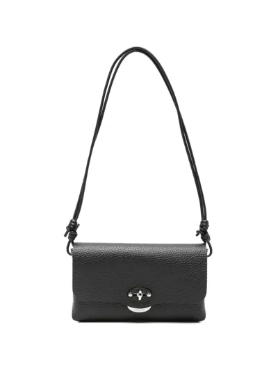 Zanellato Daily Lettera Turn-lock Shoulder Bag In Black