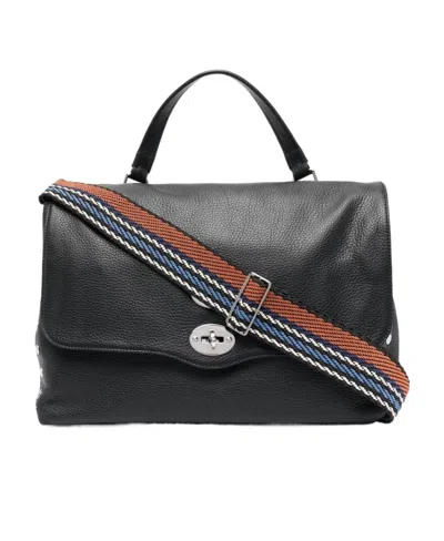 Zanellato Daily Pebbled Tote Bag In Black