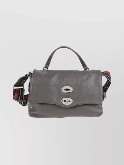 Zanellato Daily Shoulder Bag Featuring Studs In Gray