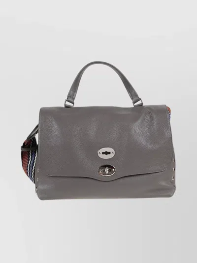 Zanellato Daily Shoulder Bag Removable Straps In Purple