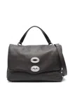 Zanellato Dark Brown Postina Daily Satchel In Brown