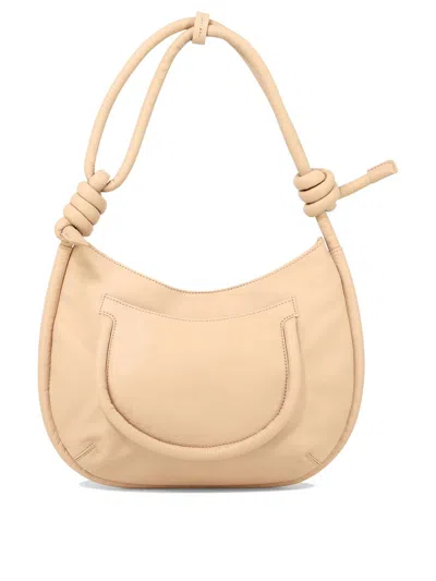 Zanellato Pink Leather Shoulder Handbag For Women