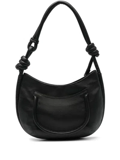 Zanellato Demi' Piuma Leather Shoulder Bag In Black Nero