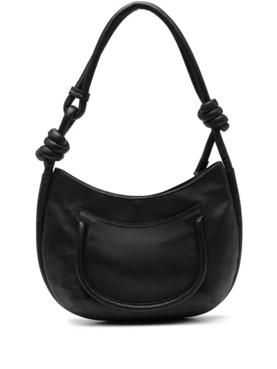 Zanellato Black Demi Piuma Shoulder Bag In Black Nero