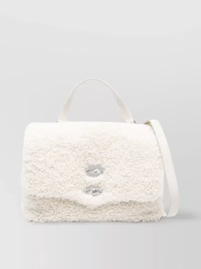 Zanellato Dolly Shearling Clutch Bag