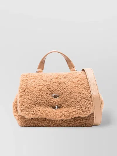 Zanellato Dolly Shearling Clutch Bag