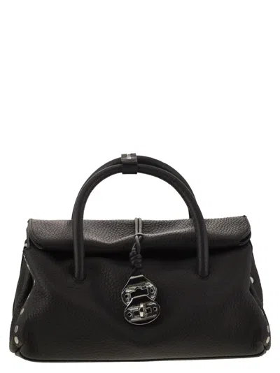 Zanellato Dotta - Grained Leather Bag S In Black