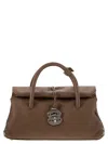Zanellato Dotta - Grained Leather Bag S In Brown