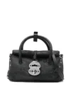 Zanellato Dotta Cbi Baby Leather Handbag In Black