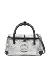 Zanellato Dotta Cbi Baby Leather Handbag In Silver