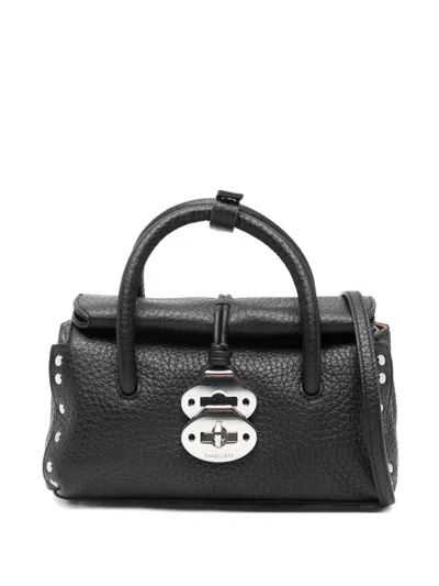 ZANELLATO DOTTA CENTAURO BABY SMALL LEATHER HANDBAG