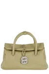 Zanellato Structured Leather Handbag With Textured Finish In Neutral