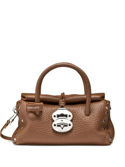 ZANELLATO DOTTA CENTAURO LEATHER SATCHEL BAG