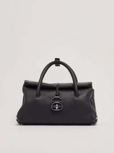 Zanellato Dotta Centauro S Shoulder Bag In Nero