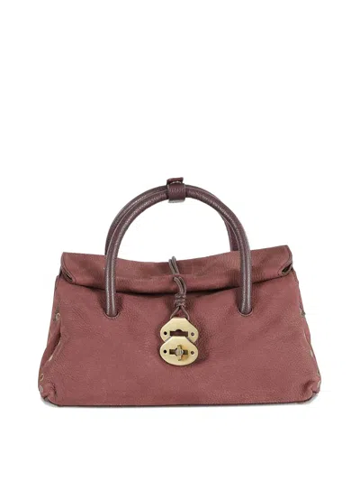 Zanellato Tote Bag In Leather In Red