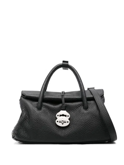 ZANELLATO 'DOTTA CENTAURO' SMALL BLACK TOTE BAG ZANELLATO