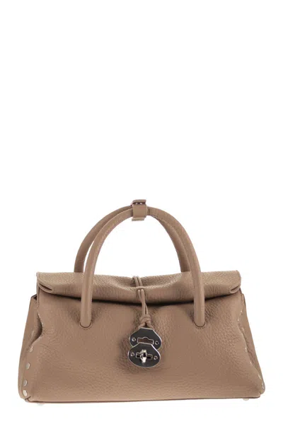 Zanellato Dotta - Grained Leather Bag S In Blue