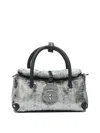 Zanellato Dotta Cbi Baby Leather Handbag In Silver