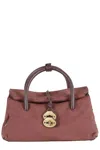 Zanellato Dotta Centauro Small Tote Bag In Leather In Red