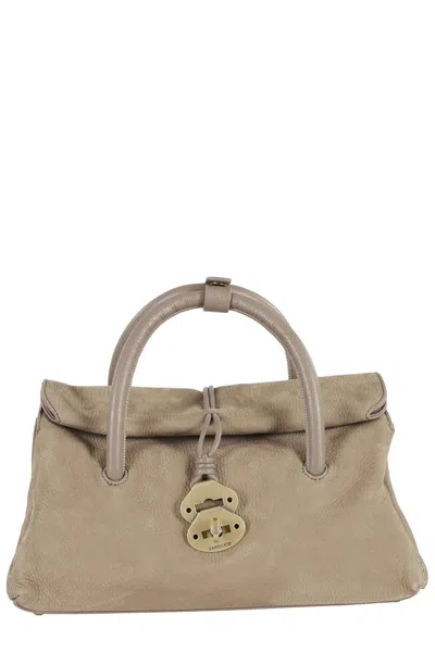 Zanellato Dotta Jones Bag In Neutral