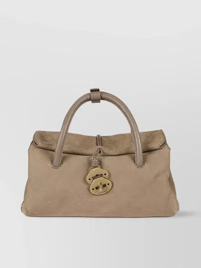 Zanellato Dotta Jones S Leather Shoulder Bag