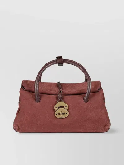 Zanellato Dotta Jones S Leather Shoulder Bag