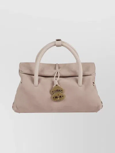 Zanellato Dotta Jones S Leather Shoulder Bag
