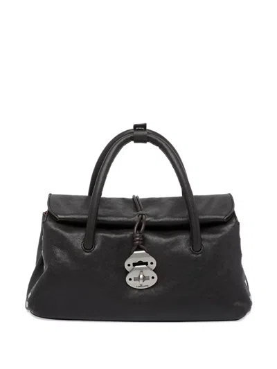 Zanellato Dotta Leather Tote Bag In Brown