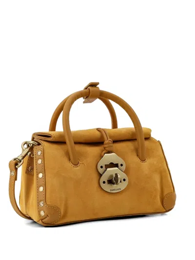 Zanellato Dotta® Logo-detail Tote Bag In Orange