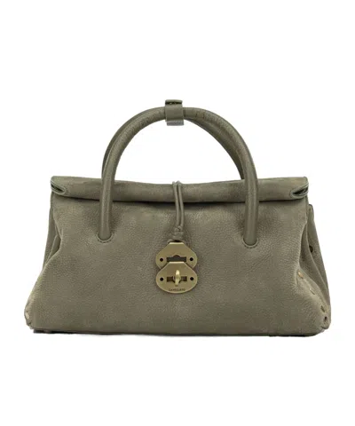 Zanellato Dotta  Medium Handbag In Green