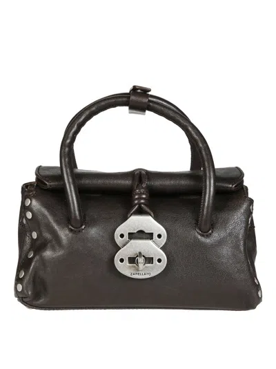 Zanellato Dotta Pelle Vintage Baby Bag In Brown