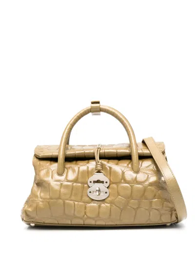Zanellato Dotta Safari Tote Bag In Green